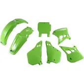 Ufo Kawasaki Kx 125 1990-1991 Kakit196f-026 Fork Protectors & Plastikkit