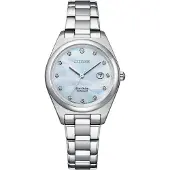 Citizen Dameur EW2600-83D Titanium Hvid/Titanium Ø29 mm