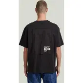 G-Star Back Applique Relaxed T-Shirt - Black - Men