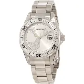Invicta Dameur 12503 Pro Diver Sølvfarvet/Stål Ø38 mm