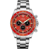 Rotary Herreur GB05440/54 Henley Orange/Stål Ø41 mm