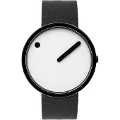 Picto 34079-4114B Hvid/Læder Ø34 mm