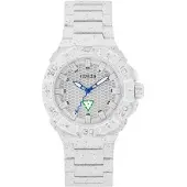 GUESS Herreur GW0507G2 Eco-Friendly Hvid/Resinplast Ø42 mm