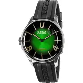 U-BOAT Herreur 9502/A Darkmoon Grøn/Gummi Ø40 mm
