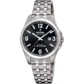 Festina Dameur F20697-3 Titanium Sort/Titanium Ø31 mm