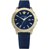 Versace Herreur VELQ00819 V Urban Blå/Stål Ø42 mm