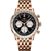 Breitling Herreur RB0138211B1R1 Navitimer B01 Chronograph 43 Sort/18
