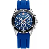 Swiss Alpine Military Herreur 7034.9836 Sierra Blå/Gummi Ø43 mm