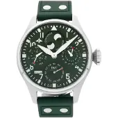 IWC Herreur IW503608 Big Pilot Grøn/Gummi Ø46.2 mm