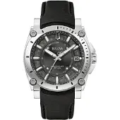 Bulova Herreur 96B416 Icon Grå/Læder Ø40 mm