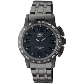 Q&Q Herreur Q602J405Y Classic Sort/Stål Ø40 mm