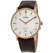 Rado Herreur R14068036 DiaMaster Thinline Sølvfarvet/Læder Ø40.3 mm