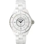Chanel Dameur H3214 J12 Hvid/Keramik Ø38 mm
