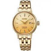 Seiko Dameur SRE018J1 Presage Guld/Gul guldtonet stål Ø30.3 mm