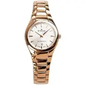 Edox Dameur 57004-37R-AIR Les Bemonts Sølvfarvet/Rosaguldtonet stål