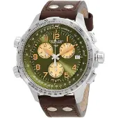 Hamilton Herreur H77932560 Khaki Aviation Grøn/Læder Ø46 mm