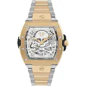 Philipp Plein Herreur PWJFA0525 The Skeleton Sølvfarvet/Gul