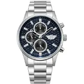 Police Herreur PEWJK2229405 Classic Blå/Stål Ø45 mm
