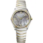 Ebel Dameur 1216649 Classic Grå/18 karat guld Ø33 mm