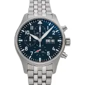 IWC Herreur IW378002 Pilot Grå/Stål Ø43 mm