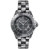Chanel Herreur H2934 J12 Grå/Keramik Ø41 mm