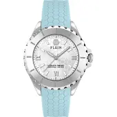 Philipp Plein Dameur PWPOA0124 Rock Couture Sølvfarvet/Gummi Ø38 mm