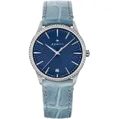 Zenith Dameur 16.3200.670-02.C832 Elite Classic Blå/Gummi Ø36 mm