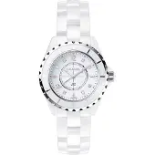 Chanel Dameur H4863 J12 Hvid/Keramik Ø33 mm