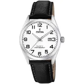 Festina Herreur F20446-1 Hvid/Læder Ø40 mm