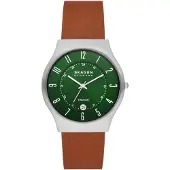 Skagen Herreur SKW6908 Sundby Titanium Grøn/Læder Ø40 mm
