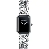 Chanel Dameur H3250 Premiere Sort/Stål 20x28 mm
