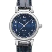 IWC Dameur IW458312 Da Vinci Blå/Læder Ø36 mm