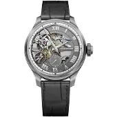 Chopard Herreur 168604-3001 L.U.C Grå/Læder Ø42.5 mm