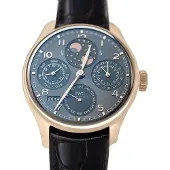 IWC Herreur IW503404 Portuguese Grå/Læder Ø44.2 mm