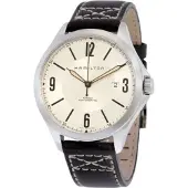 Hamilton Herreur H32565521 Jazzmaster Grå/Læder Ø40 mm