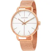 Calvin Klein CK K7B21626 Sølvfarvet/Rosaguldtonet stål Ø42 mm