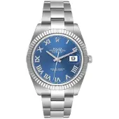 Rolex Herreur 126334-0025 Datejust 41 Blå/Stål Ø41 mm