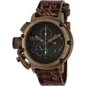 U-BOAT Herreur 8526 Chimera Sort/Læder Ø46 mm