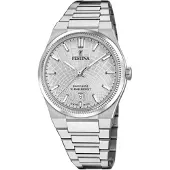 Festina Herreur F20051-2 Swiss Made Sølvfarvet/Stål Ø40 mm