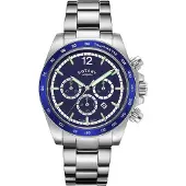Rotary Herreur GB05440/05 Henley Blå/Stål Ø41 mm