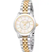Just cavalli Dameur JC1L333M0055 Allegra Hvid/Gul guldtonet stål