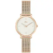Lacoste Dameur 2001321 Suzanne Sølvfarvet/Rosaguldtonet stål Ø28 mm