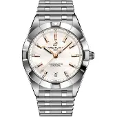 Breitling Dameur A77310101A4A1 Chronomat 32 Hvid/Stål Ø32 mm