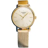 Tissot Dameur T143.210.33.021.00 Everytime Guldfarvet/Gul guldtonet
