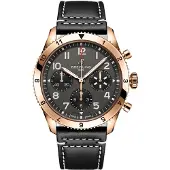 Breitling Herreur R233801A1B1X1 Classic Avi Grå/Læder Ø42 mm