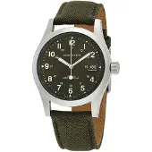 Hamilton Herreur H69439363 Khaki Field Grøn/Læder Ø38 mm