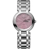 Longines Dameur L8.113.4.99.6 PrimaLuna Rosa/Stål Ø30 mm