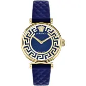 Versace Dameur VE1CA0223 Milanese Blå/Læder Ø35 mm