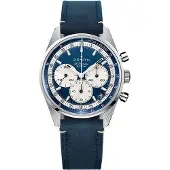 Zenith 03.3200.3600-51.C902 El Primero Blå/Læder Ø38 mm