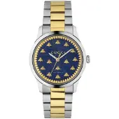 Gucci YA1264129 G-Timeless Blå/18 karat guld Ø38 mm